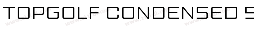 Topgolf Condensed 50字体转换